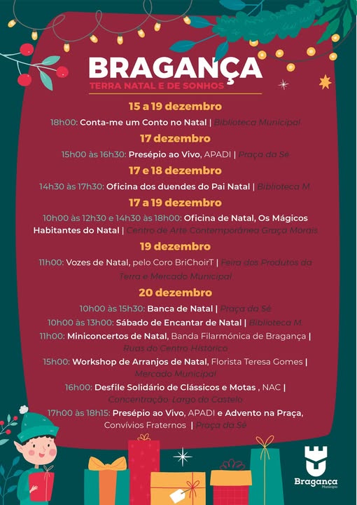 A magia do Natal em Bragança continua a encantar