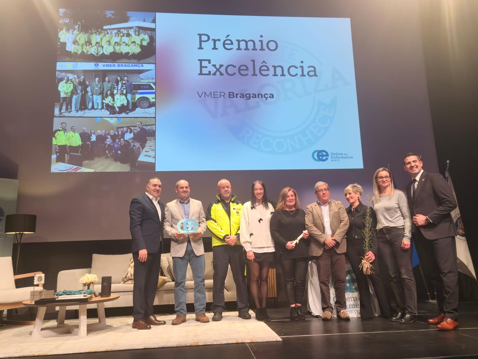 VMER de Bragança recebe Prémio de Excelência da Ordem dos Enfermeiros